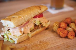 For The Boys 2 chicken sandwich at Plant Based Mafia