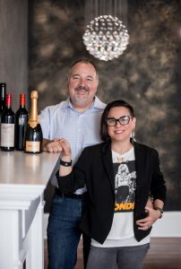 Brian Chamis and Tish Sawyer