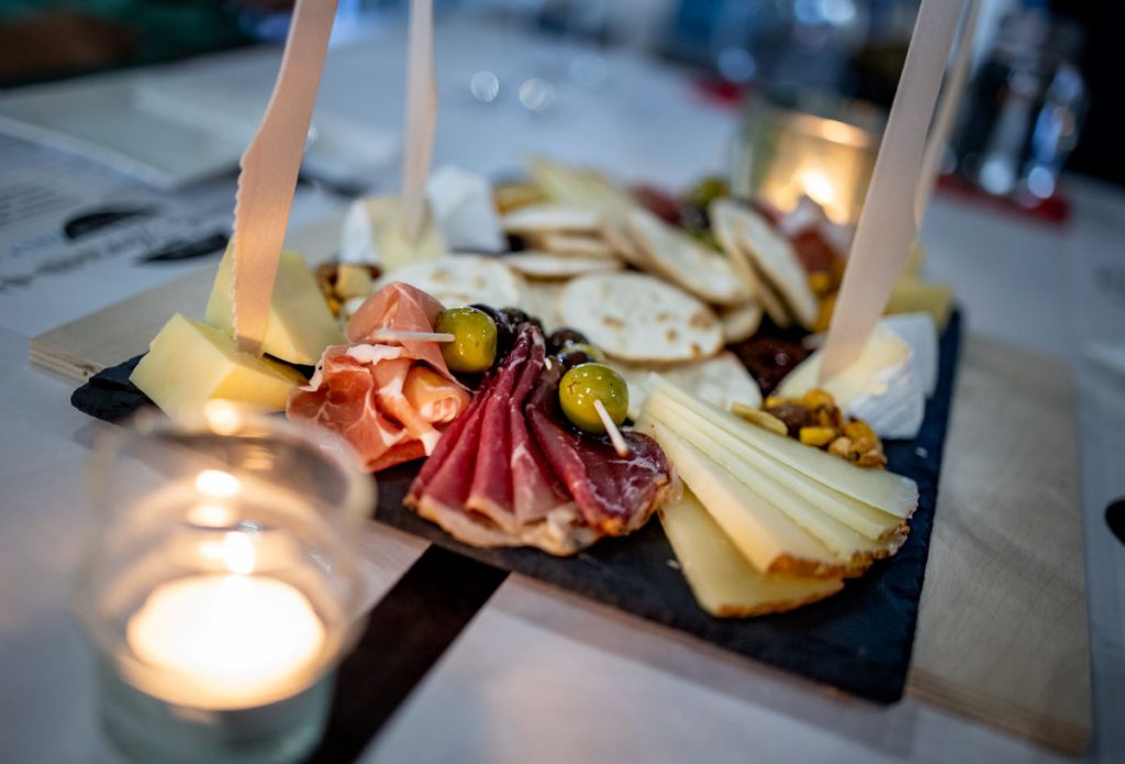 Charcuterie board at Wine Proxy