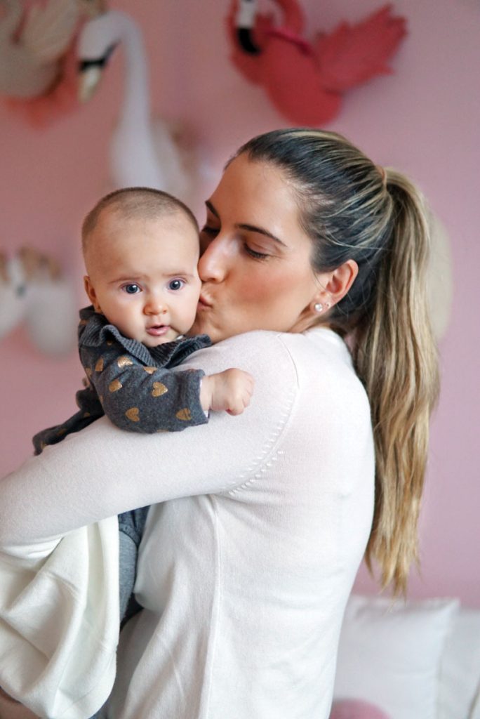 Maria with daughter Mia in December 2018. Photo courtesy of Maria Ochoa