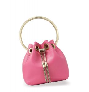 Micro Bon Bon handbag in Candy Pink ($750), Jimmy Choo, Palm Beach Gardens, jimmychoo.com