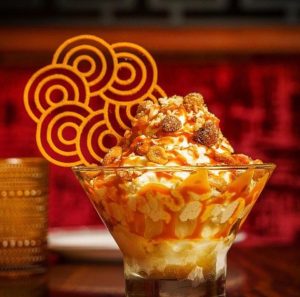 Toasted coconut sundae. Photo by Essentials Group