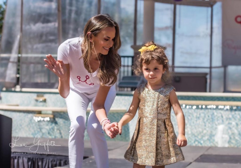 Jena Sims at last year's Jupiter Pageant of Hope at Harbourside Place. Photo courtesy of Jena Sims