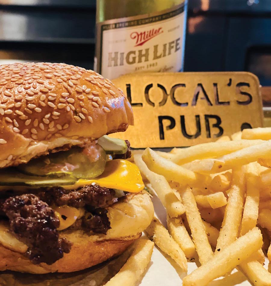 Local’s signature O'Brien Smash Burger