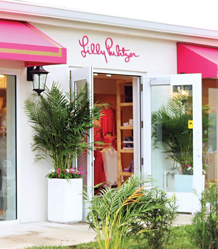 Exterior of the Hobe Sound boutique. Photos courtesy of Lilly Pulitzer