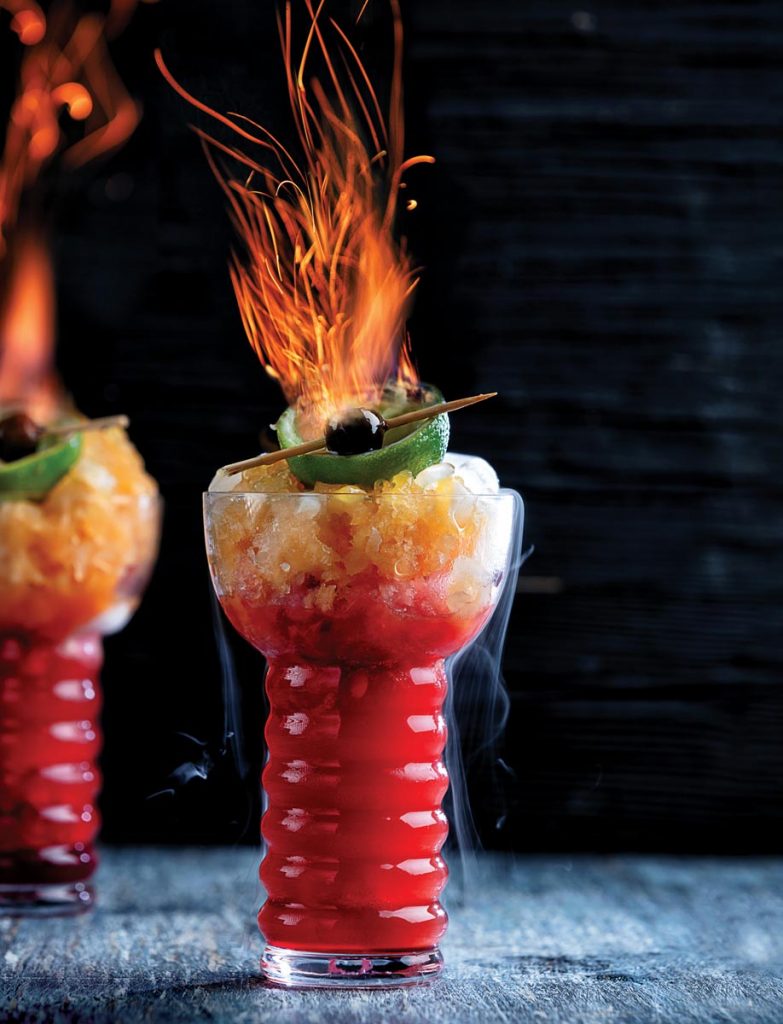 Passion and Sparks cocktail. Photo by Gyorgy Papp