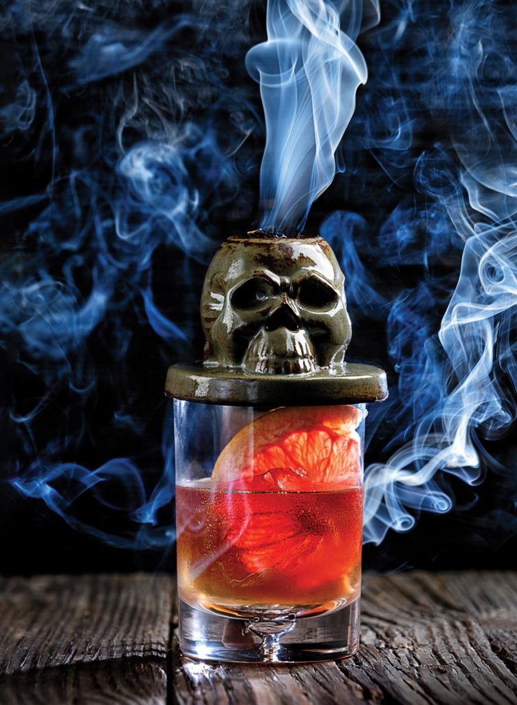 Smoke and Mirrors cocktail. Photo by Gyorgy Papp