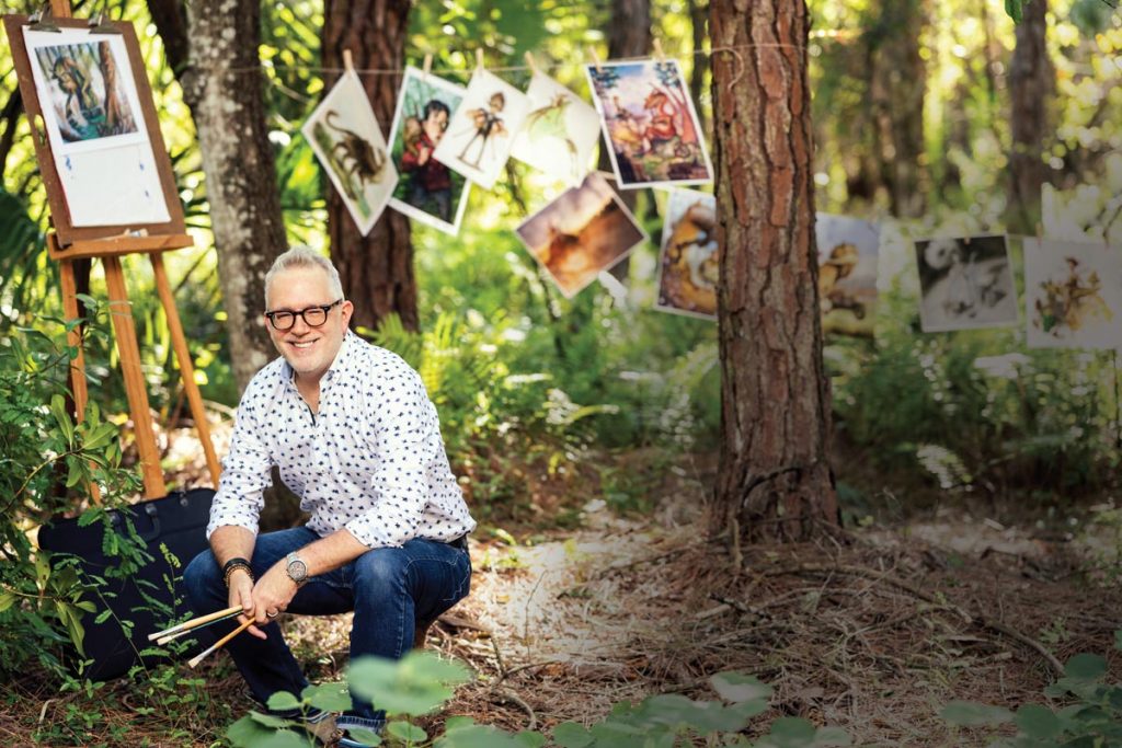 Tony DiTerlizzi at Halpatiokee Regional Park in Stuart. Photo by Steven Martine