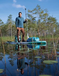 Studt pictured at the Loxahatchee Slough in Palm Beach Gardens. Photo by Steven Martine