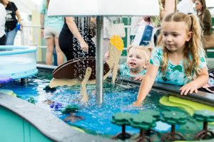 Loggerhead Marinelife Center's interactive area. Photo by Sara Kauss