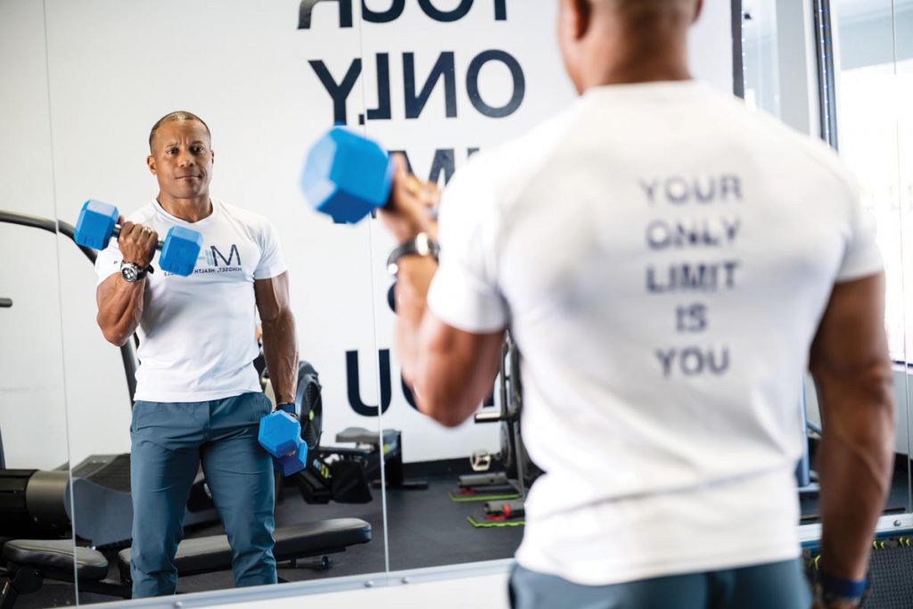 At his Stuart gym, Mindset, Health & Muscle, Spencer Williams takes a mind-and-body approach. Photo by Steven Martine