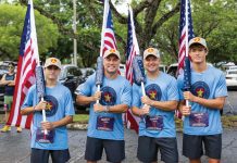 Gold Star Giving with Believe With Me Believe With Me’s annual Freedom 4-Miler. Photo by Sally Prissert