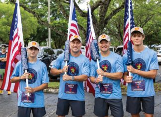 Gold Star Giving with Believe With Me Believe With Me’s annual Freedom 4-Miler. Photo by Sally Prissert