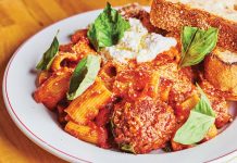 Red Sauce Revival at Arthur & Sons Old School Sunday Gravy is slow-cooked for hours to develop the ultimate in Italian-American comfort food. Photo by Madonna + Child