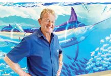 Martin County School District Honored for Environmental Education Guy Harvey. Photo courtesy of Guy Harvey Foundation