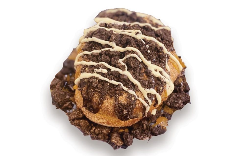 Oreo Donut Ice Cream Sandwich. Photo courtesy of Parlor Ice Cream & Coffee Bar