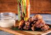 Enjoy Summer Specials at Lucky Shuck Oyster Bar & Taphouse Smoked chicken wings at Lucky Shuck. Photo by Libby Vision