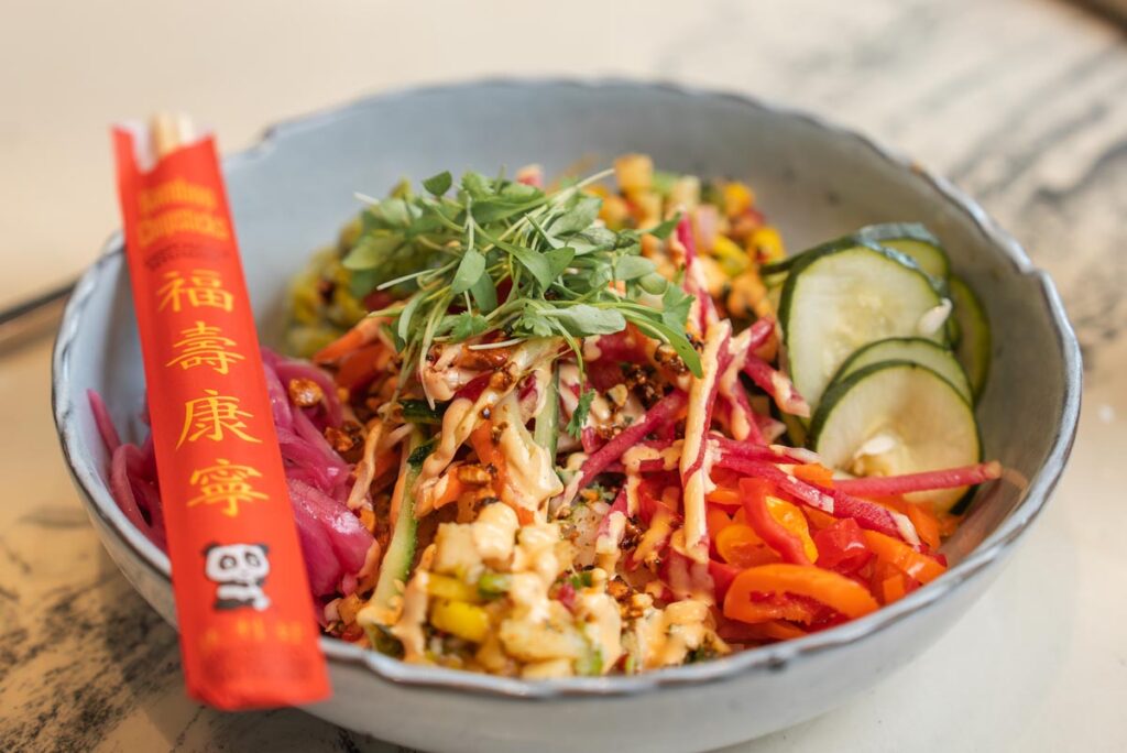 Vegan Power Bowl. Photo courtesy of Jay Lessing