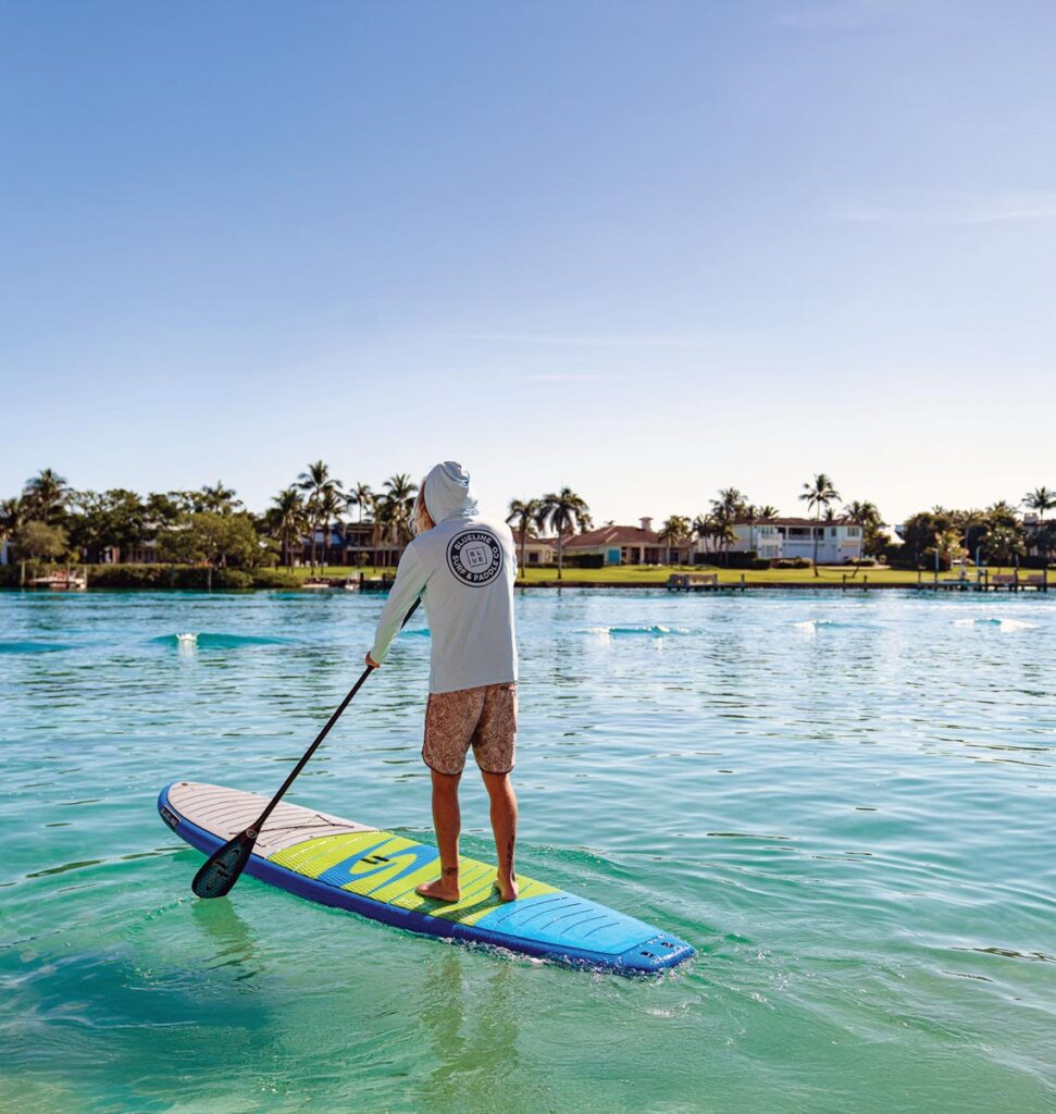 Blueline Surf & Paddle paddleboard eco-tour. Photo by Brian Hall