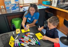 Florida Climate Week Returns to Palm Beach County Decorate biodegradable Lagoon Drift cards and learn about Palm Beach County’s local waterways. Photo by ANGARI Foundation