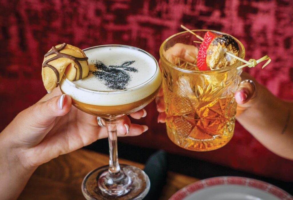 Happy hour at Blackbird Modern Asian. Photo by Essentials Hospitality Marketing