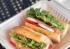 Gourmet Grab-and-Go Awaits at Piknik One of Piknik’s fresh artisan sandwiches makes a delicious start to any picnic spread. Photo by EatPalmBeach