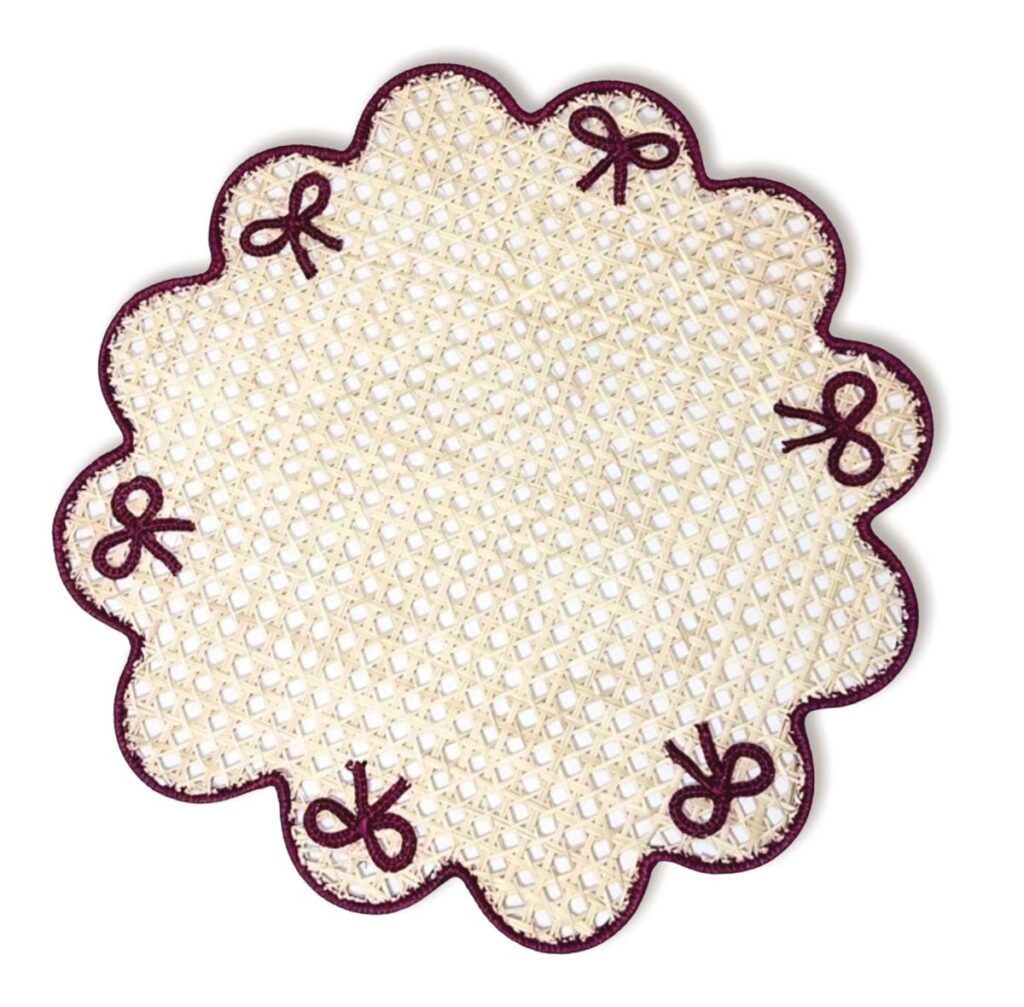 Scalloped placemat ($36)