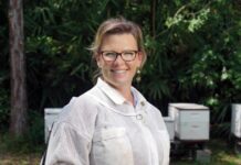 Sierra’s Bees is Something to Buzz About Sierra Malnove’s love of honeybees extends far beyond the hive. Photo by Paul Piasecki