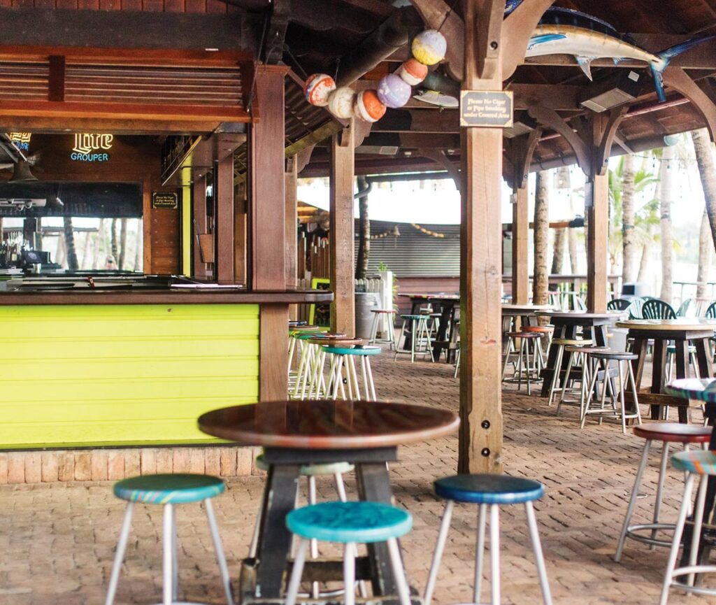 Square Grouper Tiki Bar. Photo by Sara Kauss