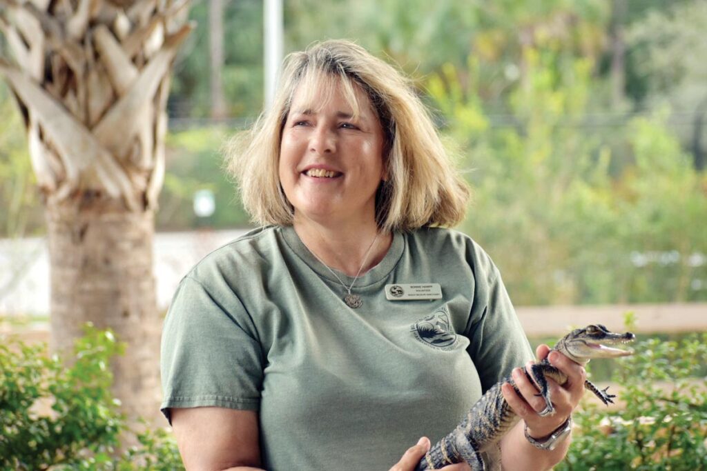 Bonnie Hampp. Photo courtesy of Busch Wildlife Sanctuary